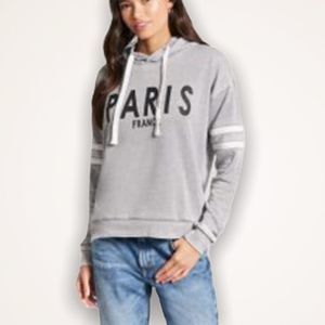 💫4/20 F21 Paris France Burnout Graphic Hoodie